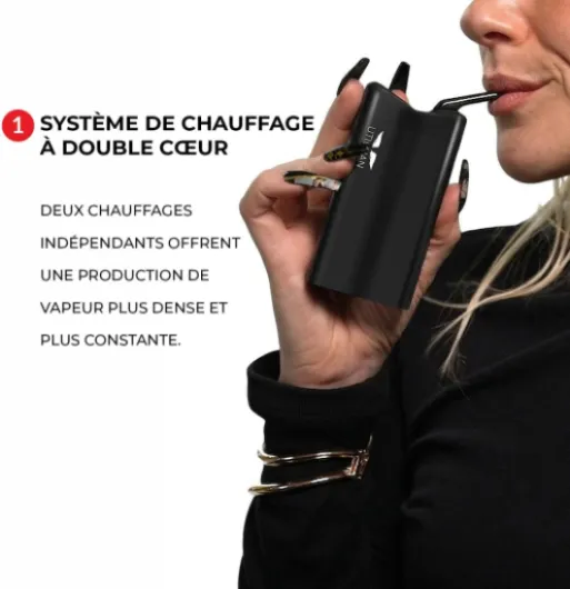 Utillian 850 Vaporisateur Herbe Sèche et Concentrés - Chauffage Dual-Core
