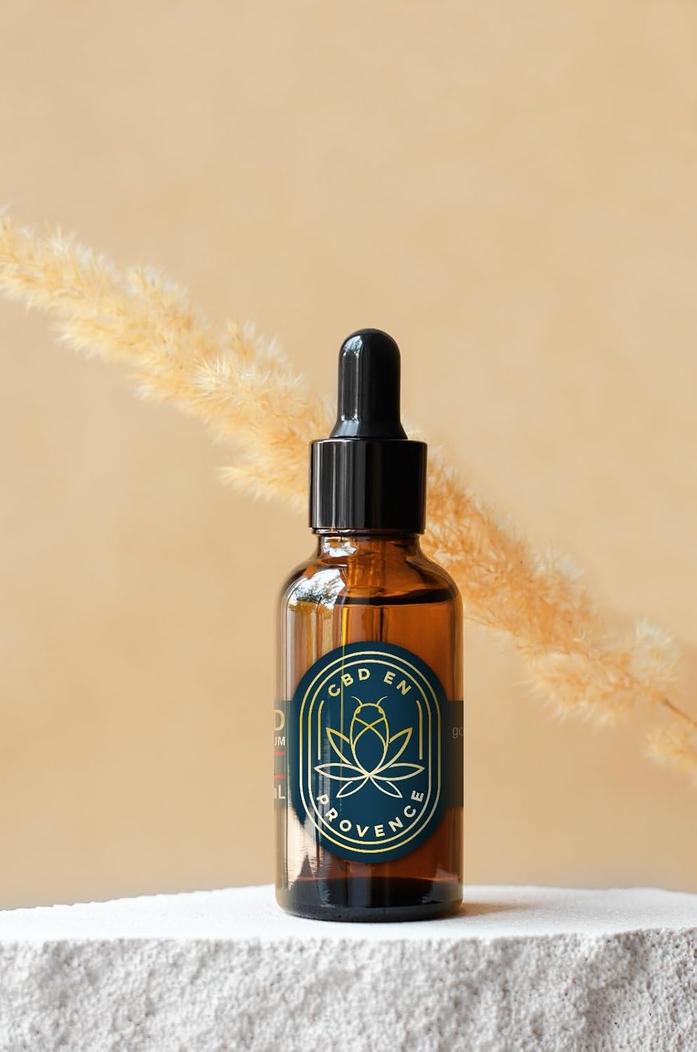 Huile Premium 20% Pressée à Froid - Formule Naturelle - Made in France - Cultivé en Provence - 10ml (20%) (Nature)