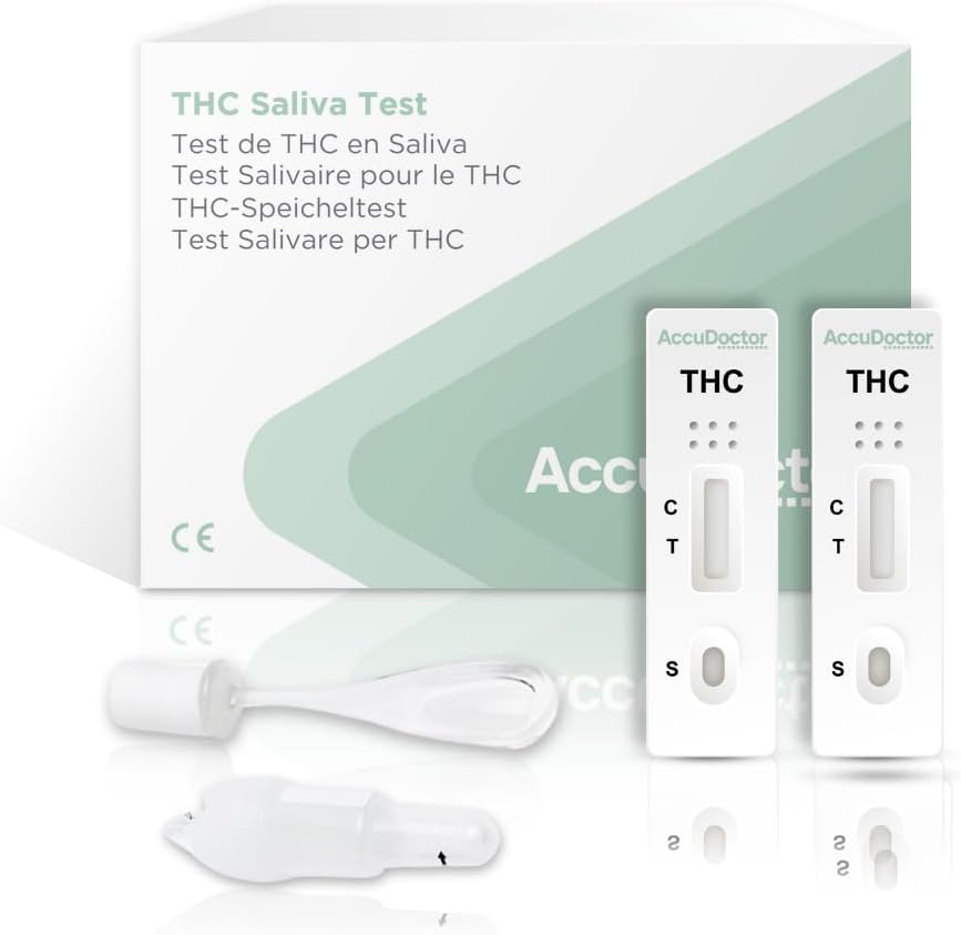 2 Test THC Salive Accudoctor Test rapide