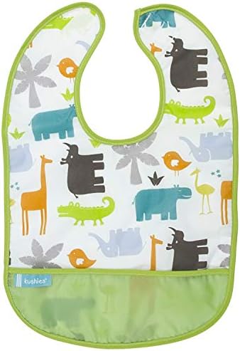 Bavoir 6-12 mois White Jungle - KUSHIES