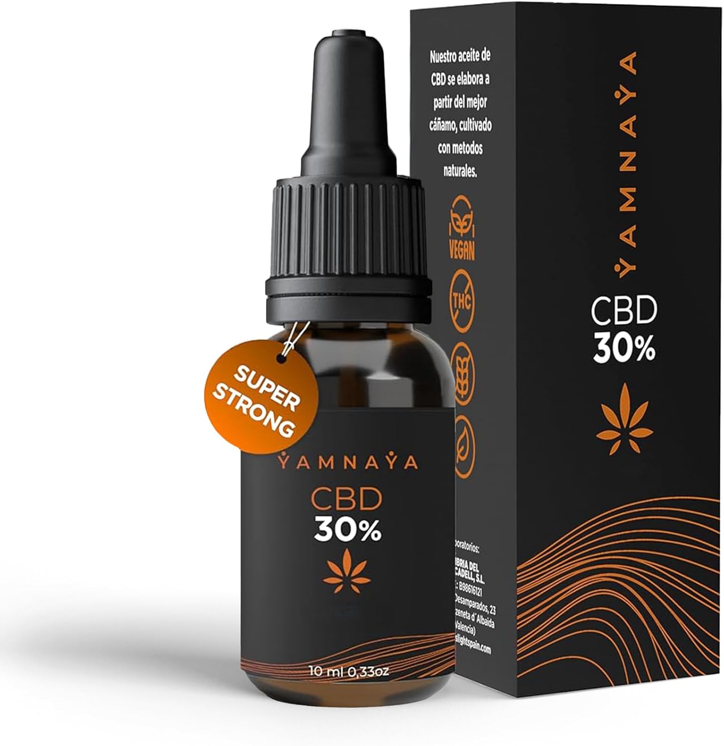 Huile de CBD 30% Isolat 3000 mg - CBD Pur à 100% - 10 ml - 0% THC - Méga Concentration & Qualité Premium - Testée et Certifiée en Laboratoire Européen