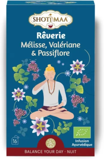 Tisane Bio Douce Nuit – Infusions Naturelles Relaxante et Calmante - Thé biologique Sans Caféine à base de plantes Fruit mélangé TAILLE UNIQUE