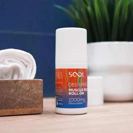 Crème Roll-On Effet Froid Intense CBD 50ml, 1000mg I Pour les Articulations et les Muscles - Application Facile