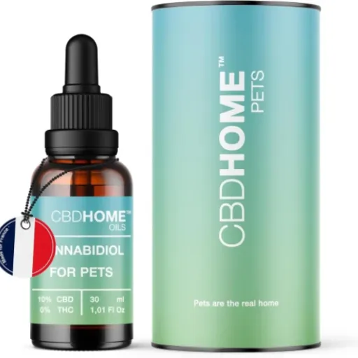 Test CBD HOME Pets Huile CBD 5% : une aide relaxante correcte pour chiens et chats, mais avec des zones floues