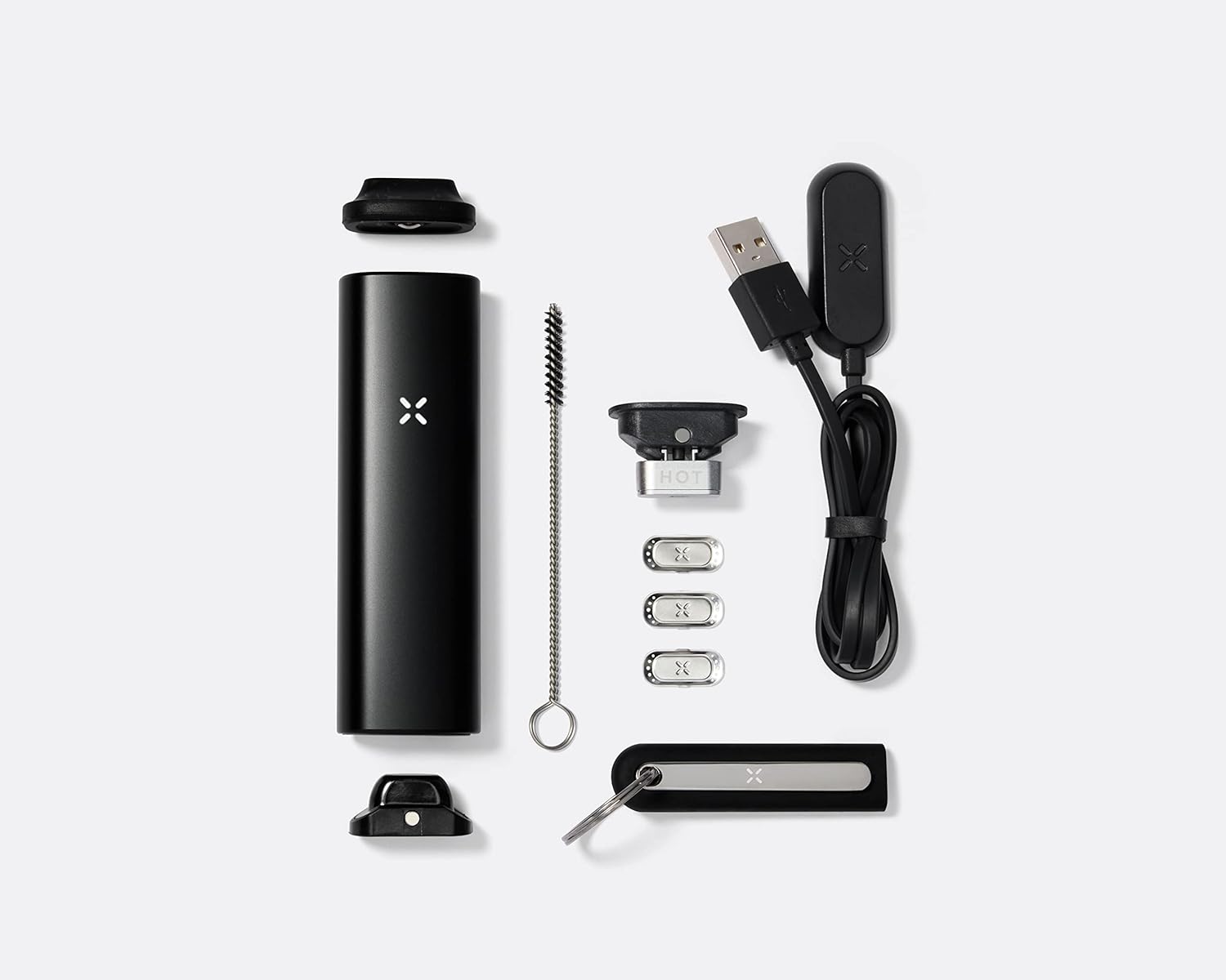 PAX Plus Complete Kit - Onyx - Vaporisateur Portable Haut de Gamme Pour les Herbes Sèches et les Concentrés