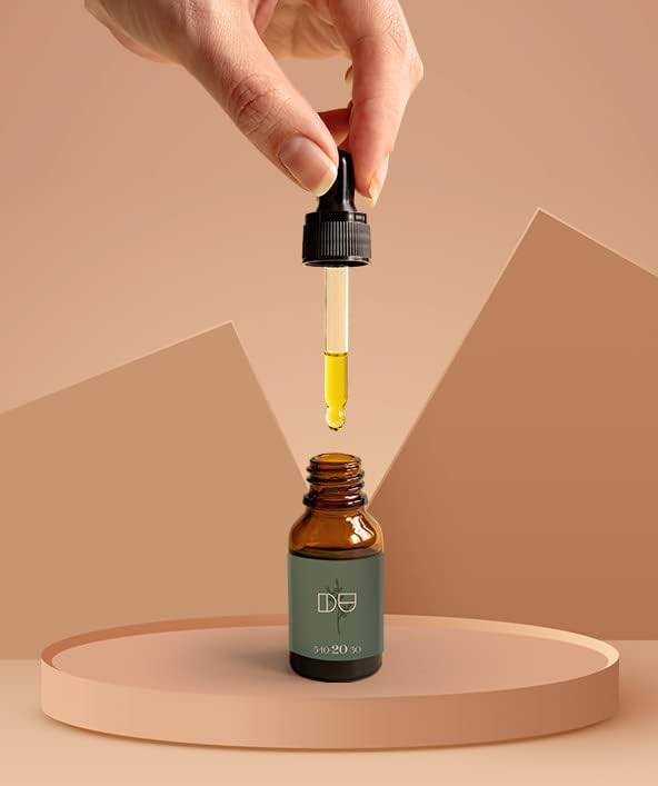 Huile de bio 20 % - Broad Spectrum - Formule 100 % naturelle - Huile avec extrait naturel - Soulage la douleur, le stress et l'anxiété - Améliore le sommeil -